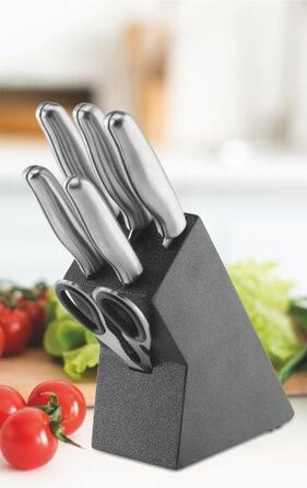 Набір кухонних ножів у підставці Galicja Wilson Monaco, ковані, 6 предметів