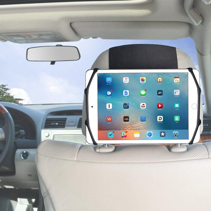 Універсальний силіконовий тримач для планшетів та iPad (7-10.5 дюймів) на підголівник авто TFY