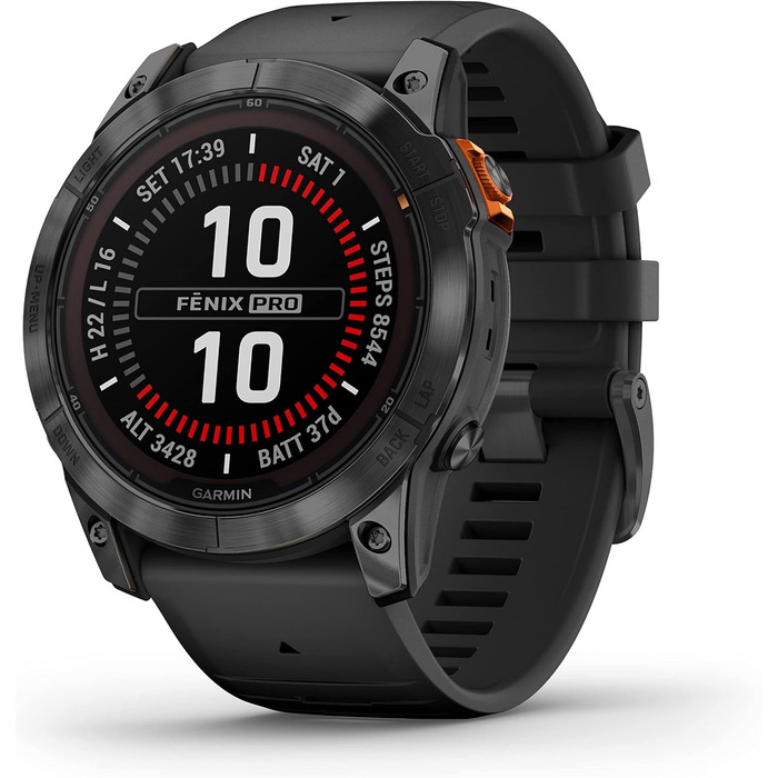 Розумний годинник Garmin fēnix 7S Pro з сонячною лінзою, GPS, кольоровим дисплеєм та підтримкою GarminPay