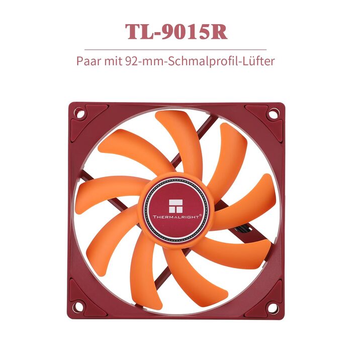 Thermalright AXP90-X53: Низькопрофільний кулер CPU для ITX, 53 мм, PWM вентилятор TL-9015R, технологія AGHP, сумісний з AMD AM4/AM5 та Intel 1700/1150/1151/1155/1156/1200 (модель з чистої міді)