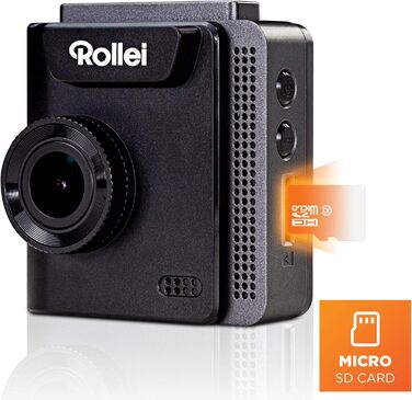Відеореєстратор Rollei Dashcam 402 GPS з G-сенсором | Автомобільна камера 1080p Full HD | Для відеоспостереження та паркування