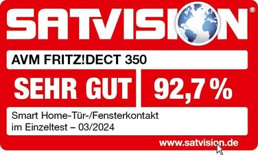 Контакт магнітний для дверей/вікон FRITZ!DECT 350 (Smart Home, DECT-ULE, сумісний з FRITZ!Box)