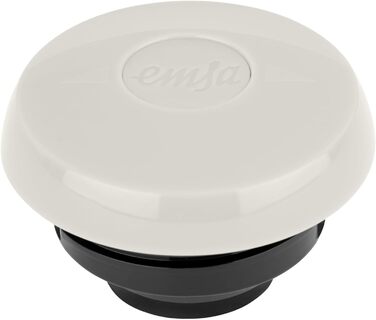 Термос Emsa Samba 1000 мл, Puder Grau (Порошковий сірий), ізоляція 12h/24h, Quick Press, герметичний