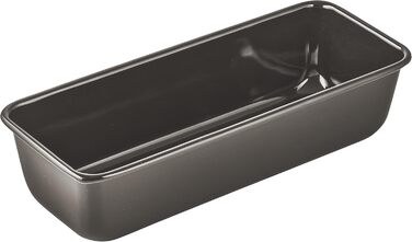 Dr. Oetker Kastenform 30 cm EXCLUSIVE, cake tin for juicy cakes and hearty breads, loaf tin with enamel sealing (color: Grey-Brown/Crème), quantity: 1 piece