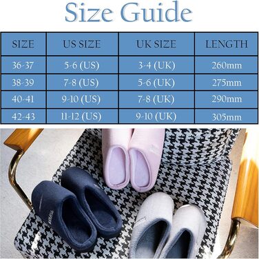 Теплі домашні тапочки Tofern для жінок та чоловіків. М'які, легкі, з піною Memory, бавовна, смугасті, неслизькі, комфортні, для осені та зими, 42/43 EU, рожеві