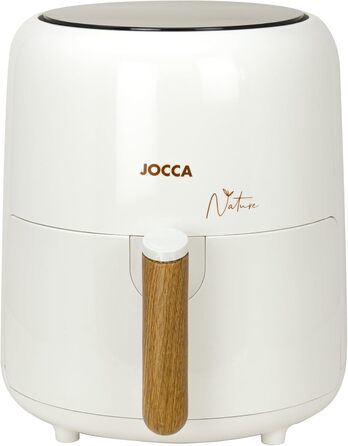 JOCCA аерофритюрниця 3,8 л, без олії, 1450 Вт, LED сенсор, енергоощадна, біла