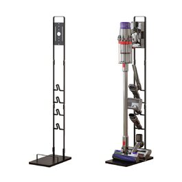 Підставка для пилососів Dyson Gen5 V15s, V15, V12 Slim, V11, V10, V8, V7, V6 - металева, без свердління, мобільна, чорна