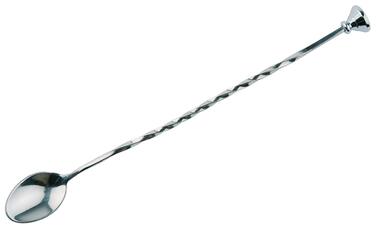 Барна ложка з закрученою ручкою та мадлером, 27 см, високоякісна нержавіюча сталь, харчовий стандарт