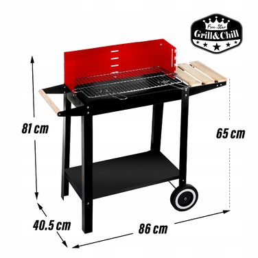 Вугільний гриль Five-Star Grill&Chill 50 x 26,5 см