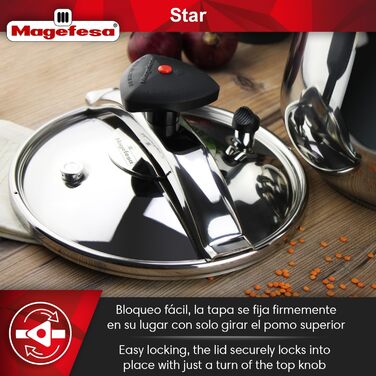 Скороварка MAGEFESA Star 10 л, традиційна, пластикова ручка