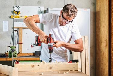 Акумуляторний дриль-шуруповерт Einhell TE-CD 18/48 Li-i Solo Power X-Change (18 В, Li-Ion, 2 швидкості, ударний режим, LED, без акумулятора та зарядного пристрою)