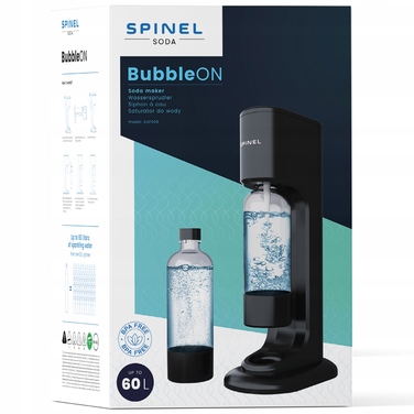 Сифон для газування води Spinel Soda з 3 пляшками BPA Free