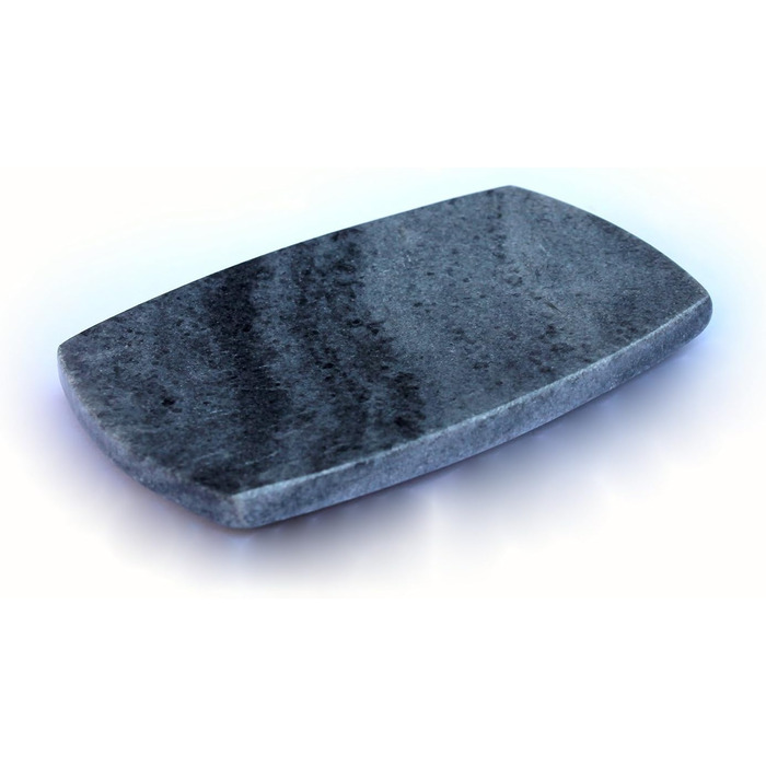 Миска для мила Kleo Naturstein або аксесуар для ванної кімнати (чорний колір з натуральними лініями)