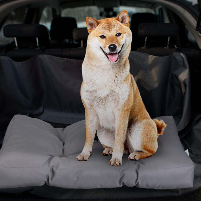 Relaxdays Dog Bed, Grey