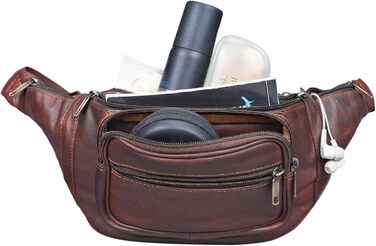 STILORD 'Maverick' - Сумка на пояс, нагрудна сумка, через плече, для фотоапарата, чорна з м'якої шкіри (Діапазон: чоловіча/жіноча)