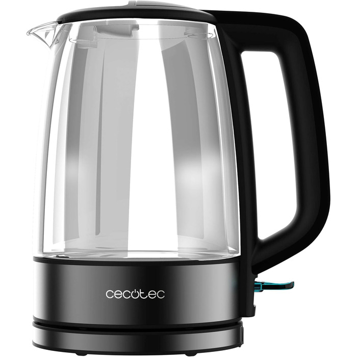 Cecotec ThermoSense 1.7L Electric Kettle - Borosilicate Glass, 2200W, 360° Swivel Base, LED Indicator, Safety System