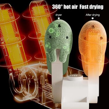 Електрична сушарка для взуття, черевиків та рукавичок з УФ-дезінфекцією та активованим вугіллям - біла