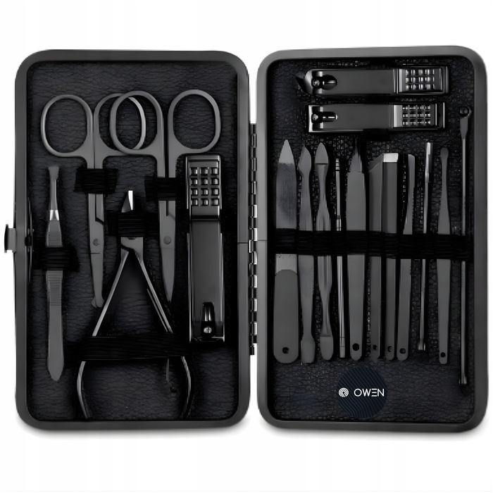 Набір для манікюру та педикюру 18 в 1: професійний набір для догляду за нігтями з кусачками та щипчиками