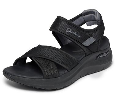 Сандалі жіночі Skechers Arch Fit 2.0 Feelin' Bright чорні, розмір 41 EU