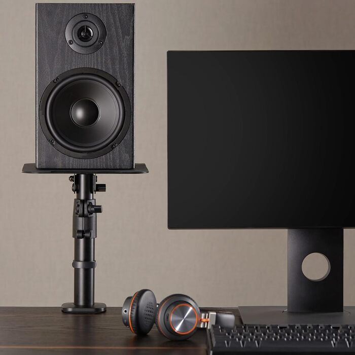 Підставка для динаміків Drall 2 шт. - регульована, чорна (BH7BA)