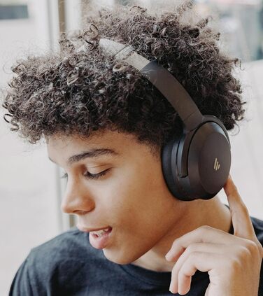 Edifier WH700NB Pro: Бездротові навушники з активним шумозаглушенням (-43dB), Hi-Res Audio, Bluetooth V5.4, AI-дзвінки, швидка зарядка, складні - Чорний