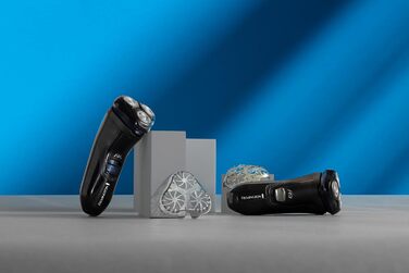 Електричний гоління для чоловіків Remington R4002 - ротаційний пристрій для гоління з тримером та насадкою для 3-денної щетини, червоний