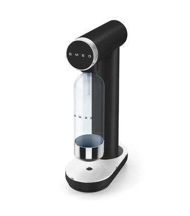 Smeg SKC01BLM Содовий апарат з регулятором газування, 800 мл, матово-чорний