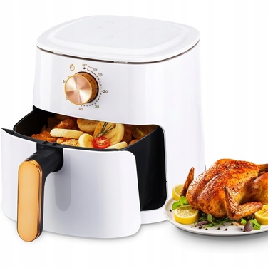 Аерофритюрниця Oyajia Airfryer 5,5 л – біла, 1800 Вт