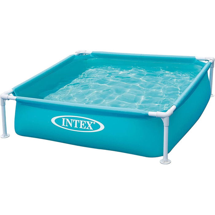 Надувний каркасний басейн Intex Mini Frame Pool (1 шт., блакитний)