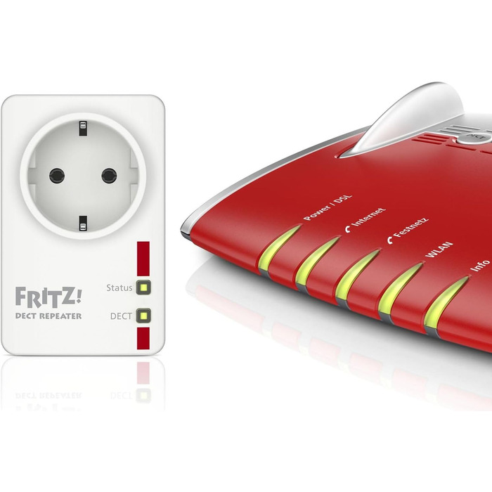 Повторювач FRITZ!DECT 100 - розширює зону дії DECT, версія для мовців німецької мови