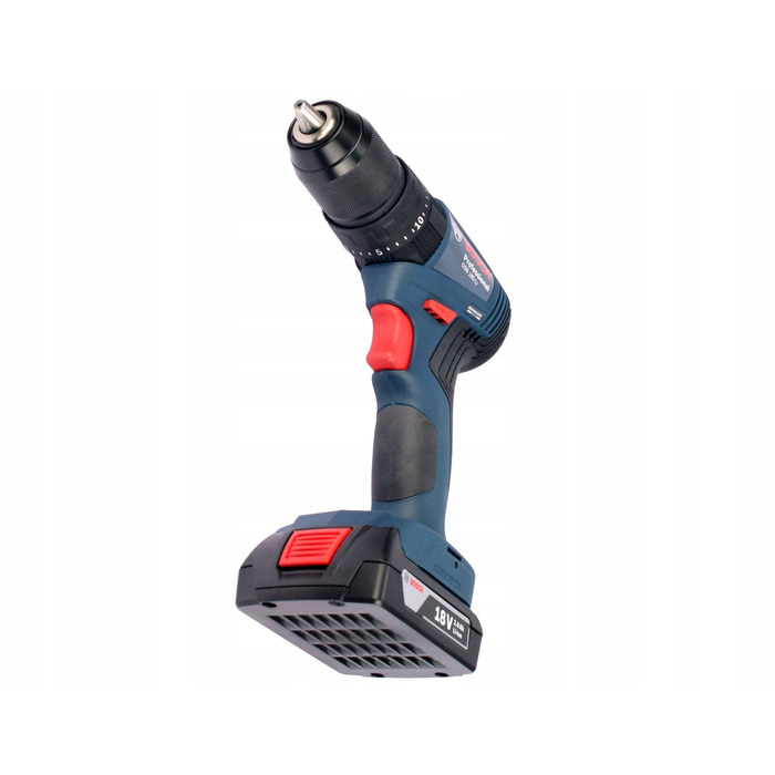 Дриль-викрутка Bosch GSB 185-LI 18V з ударом, 2 акумулятори по 2Аг та зарядний пристрій, комплект