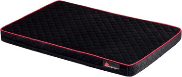 DOGGYHUT® Преміум великий велосипедний причіп для собак 2 в 1 / Візок для собак / Біговий візок для собак, об'єм 270 літрів, для собак середніх та великих порід до 35 кг, чорна матрац для собак