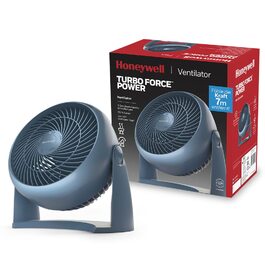 Вентилятор Honeywell TurboForce Turbo-Ventilator HT900NE4 - блакитний (тихий, з регулюванням кута нахилу, 3 швидкості, настінний/настільний)