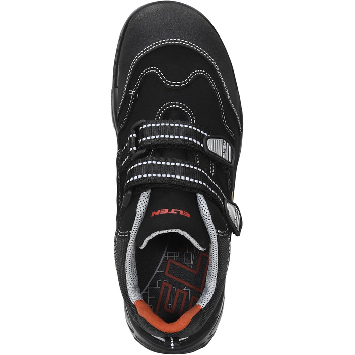 Робочі черевики ELTEN SID ESD S3: текстиль, пластикова капа, легкі, спортивні, чорні, розмір 41