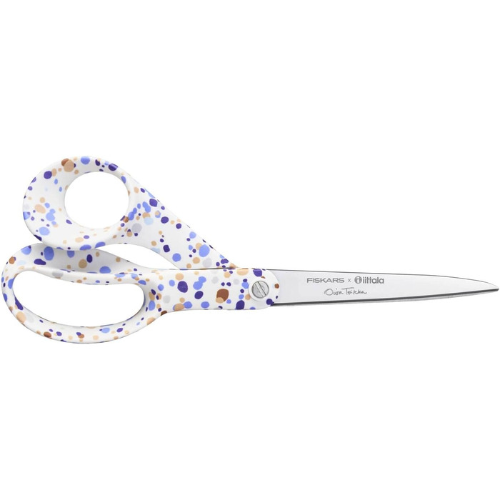 Дизайнерські універсальні ножиці Fiskars x Iittala для правші, 21 см, нержавіюча сталь, у синій подарунковій коробці