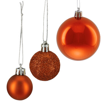 Relaxdays Set of 100 Christmas Baubles