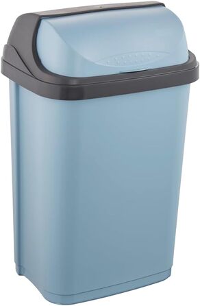 Відро для сміття з роликовим кришкою Keepeer Rasmus, світло-блакитний (Nordic Blue), 25 л