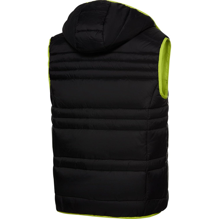 Чоловіча степкова жилетка NORDCAP, легка, тепла та вітростійка, спортивна жилетка з капюшоном та кишенями на блискавці, розмір M-3 (XXL, чорний)