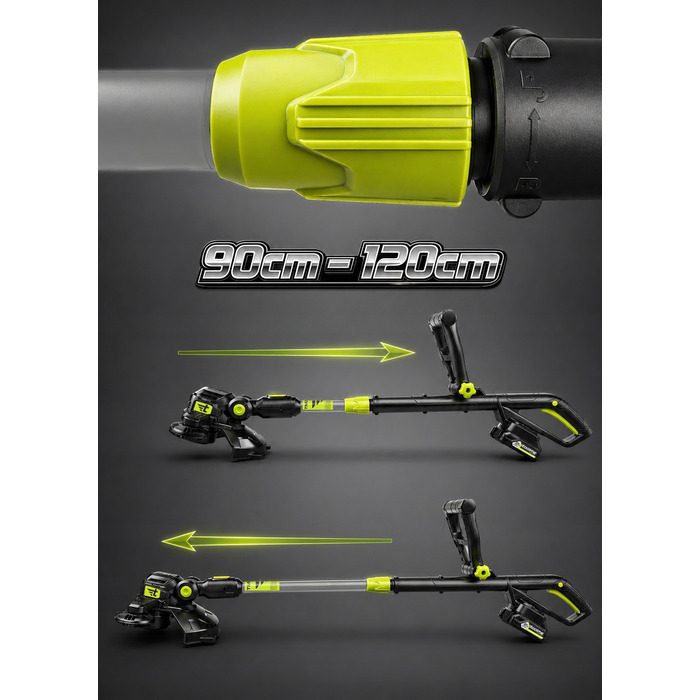 Акумуляторний тример для трави Toolme TM370 21V