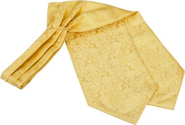 Комплект краватка-хустинка Alizeal Paisley (Золотий) для чоловіків