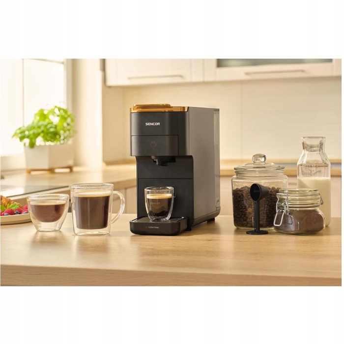 Капсульна кавомашина Sencor SCC 1000BK, 20 бар, чорна