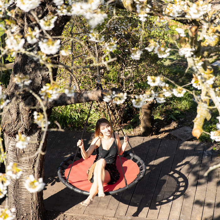 Relaxdays Nest Swing 120cm