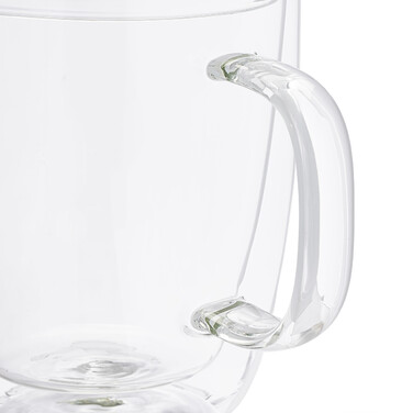 Relaxdays Double-Walled Coffee Glasses, 2-Piece Set