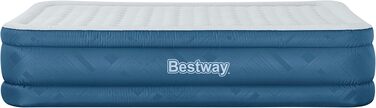 Повітряний матрац Bestway Fortech Snugable Top з вбудованим електричним насосом, Double XL/Mid, 203 x 152 x 46 см
