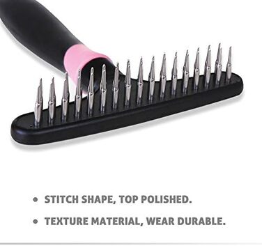 Щітка для собак PETCUTE для підшерстка, щітка для вичісування шерсті собак, гребінець для собак, щітка для вичісування шерсті собак (Рожева)