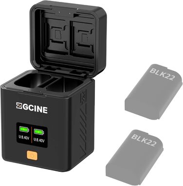 Чохол-зарядка для камери ZGCINE з акумулятором FX NP-W126S (PS-BLK22)