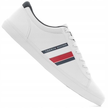 Спортивні кросівки Tommy Hilfiger білі, розмір 44, текстильні, дихаючі, на шнурівці