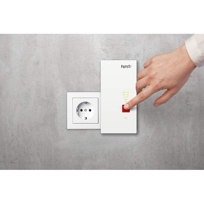Повторювач Wi-Fi FRITZ!Repeater 2400: Dual-Band AC + N, Gigabit LAN, версія для німецькомовних