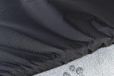 Крісло-ліжко для собак TRIXIE Nando, 60x50 см, світло-сірий колір, м'яка піна, для середніх собак, антиковзаюче, 37845