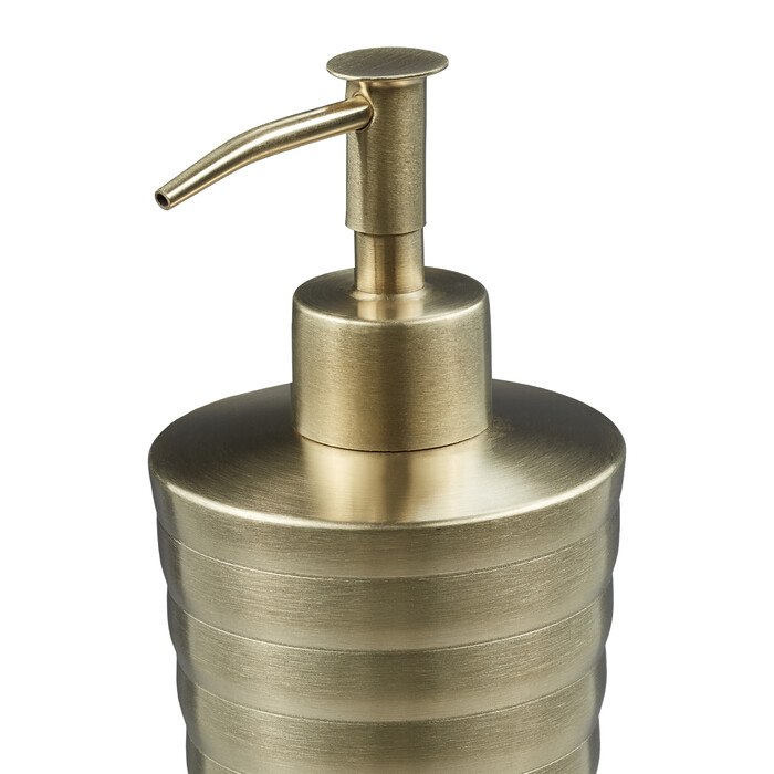 Relaxdays Gold Bathroom Set, 4-Piece, Matte Finish